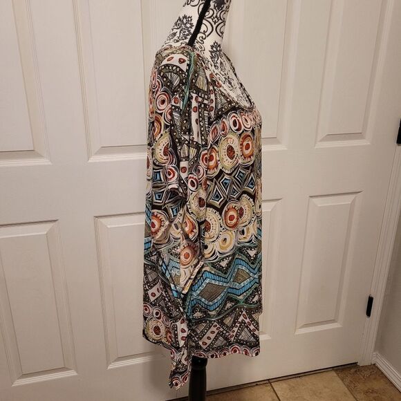 Cato‎ batwing multi colored tunic top - Picture 2 of 7